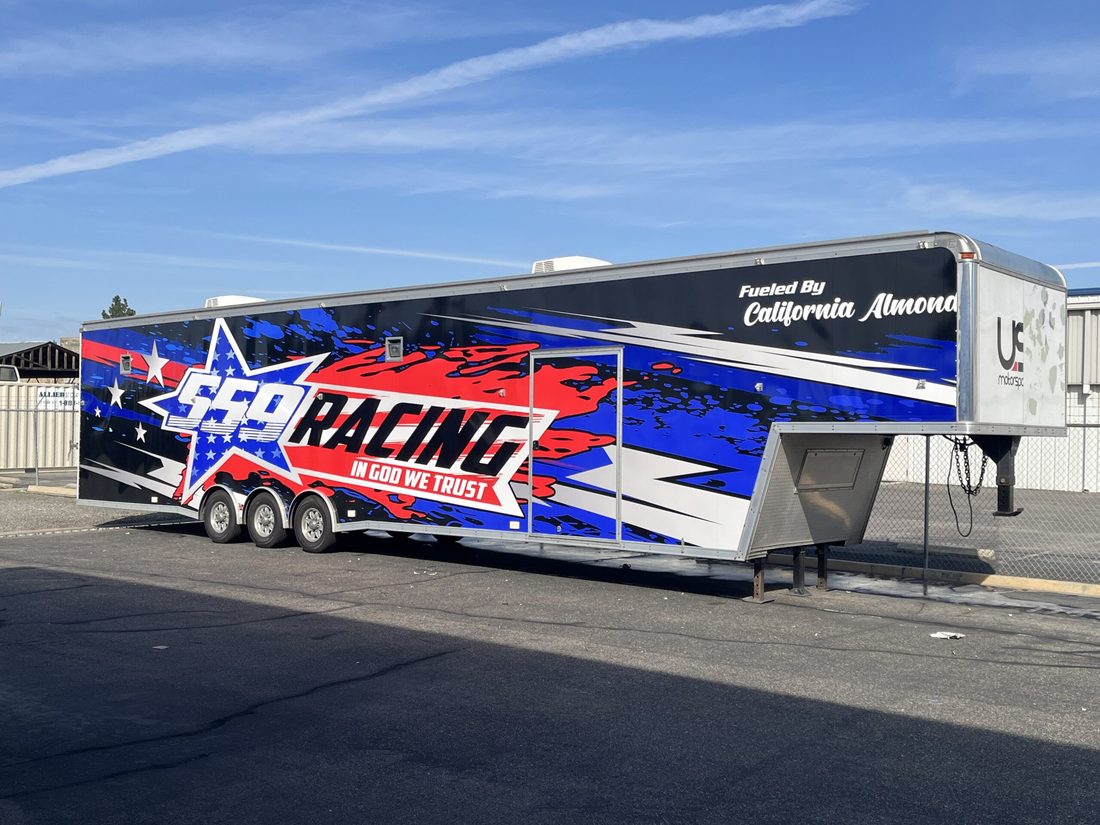 Contractor truck wrap graphics